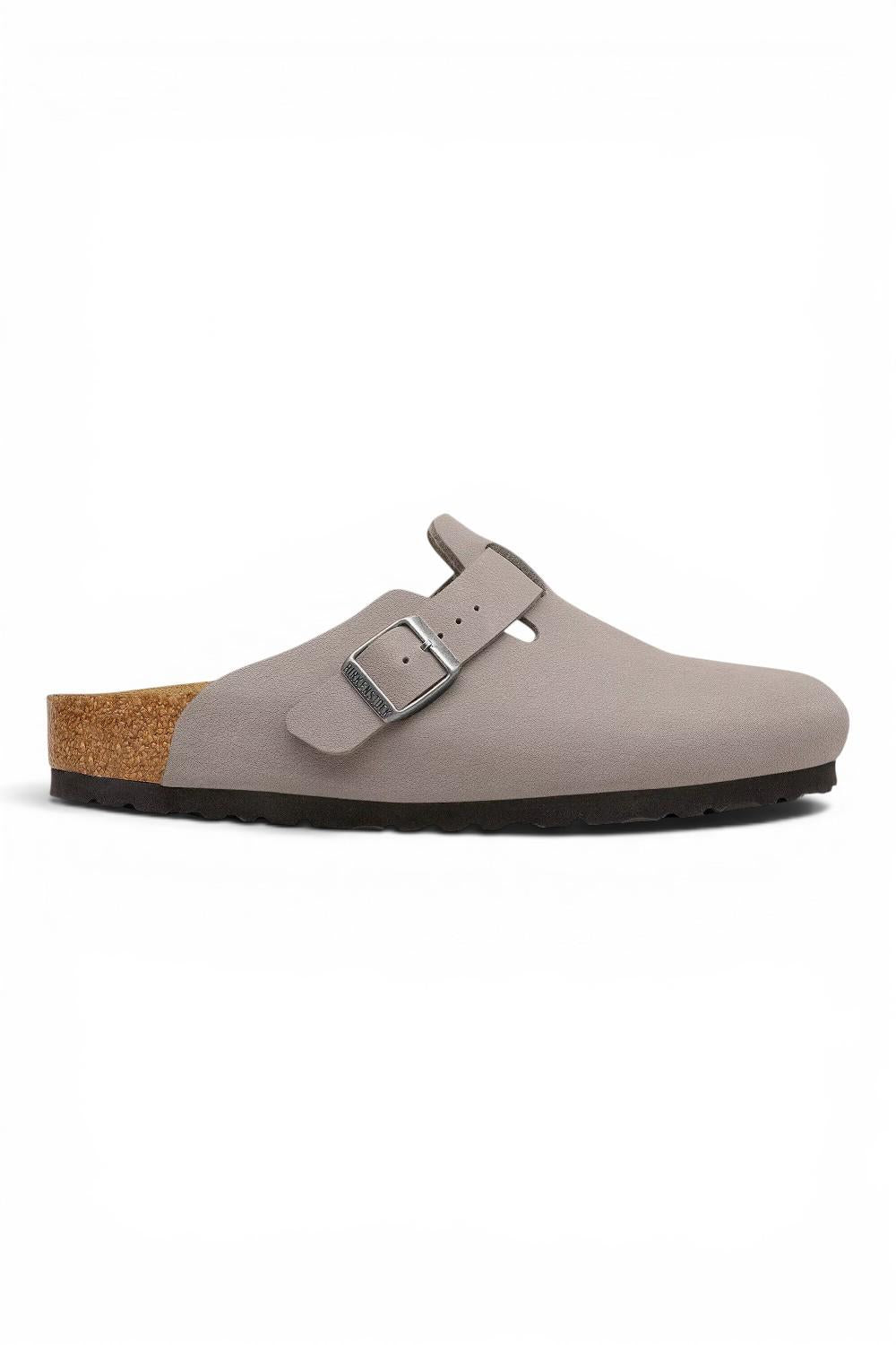 Boston TEX Birko-Flor Nubuck gray taupe<BR/> 
