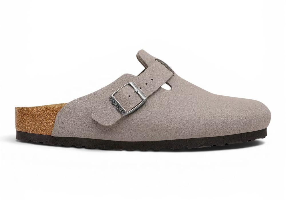 Boston TEX Birko-Flor Nubuck gray taupe<BR/> 