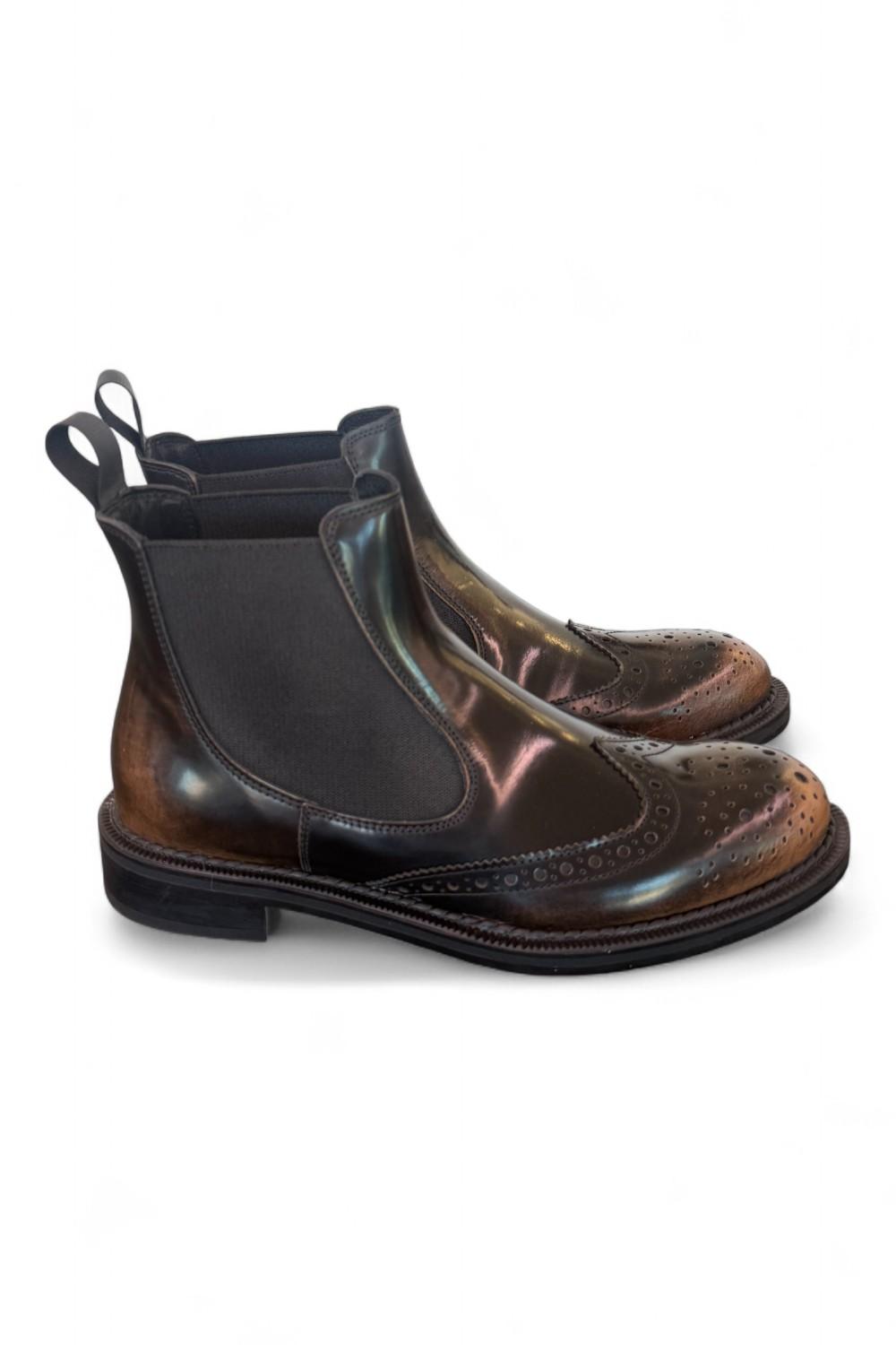Stivaletto beatles imperiale brush tortora Frau<BR/> 