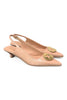 Slingback bottone nude Elisa Lanci