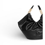 Borsa Smash medium chain pelle nera Coccinelle 