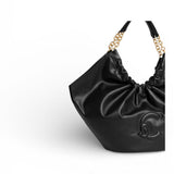 Borsa Smash medium chain pelle nera Coccinelle 