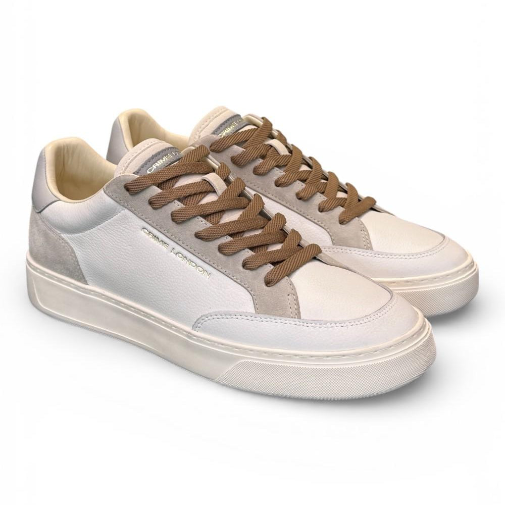 Sneaker eclipse vaschetta bianca beige Crime London 
