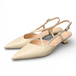 Slingback cintino pelle panna Isabelle Paris 