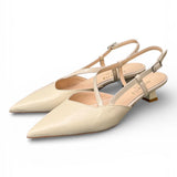 Slingback cintino pelle panna Isabelle Paris 