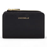 Portafogli piccolo Coccinelle metallic soft nero 