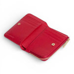 P.foglio piccolo zip metallic soft scarlet Coccinelle 