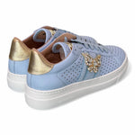 Sneaker Stokton Diva nappa celeste 