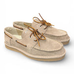 Allacciato barca uomo Panchic suede Dove Grey<BR/> 