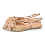 Slingback rete fiore canapa Les Autres<BR/> 