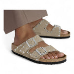 Ciabatta Arizona Rivet Suede Taupe 1029390 