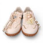Sneaker Gioplus Cielo low pelle latte 