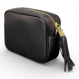 Borsina camera case pelle nera 