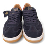 Sneaker uomo hi suede blu Primabase <BR/> 