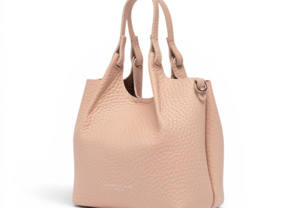 Borsa Dua piccola Pink Salt Naturale Gianni Chiarini<BR/> 