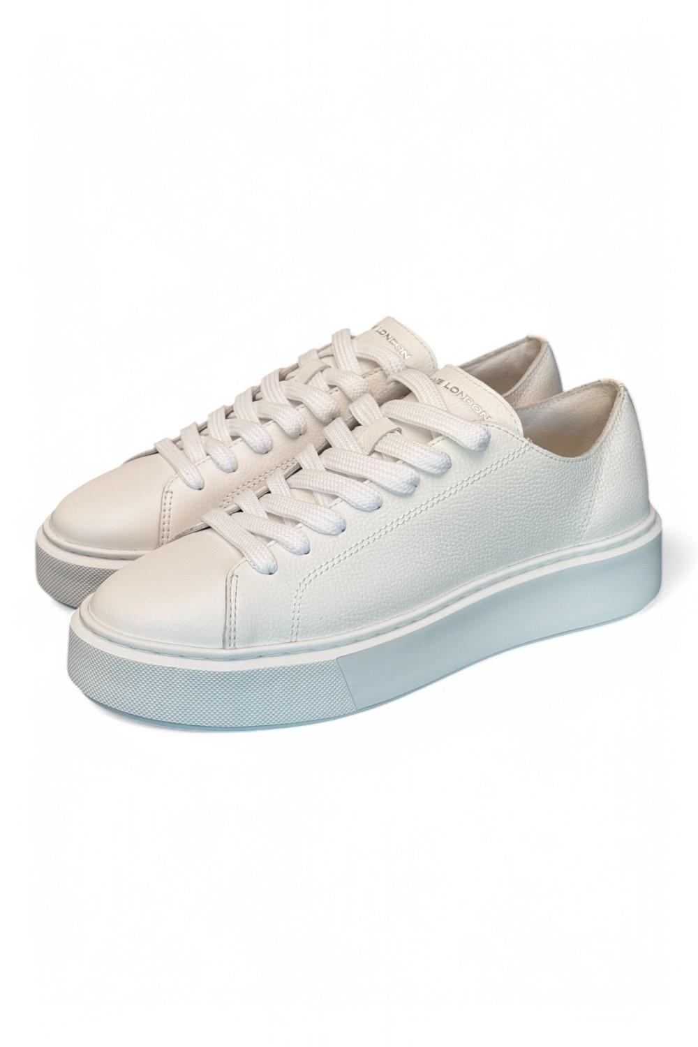 Sneaker donna RAW CUT ALL WHITE Crime bianca 