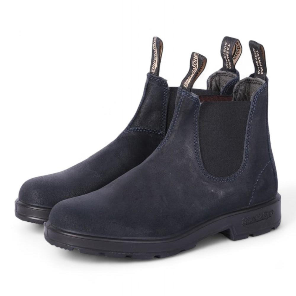 Stivaletto beatles uomo Blundstone scamosciato blu 1912BC 