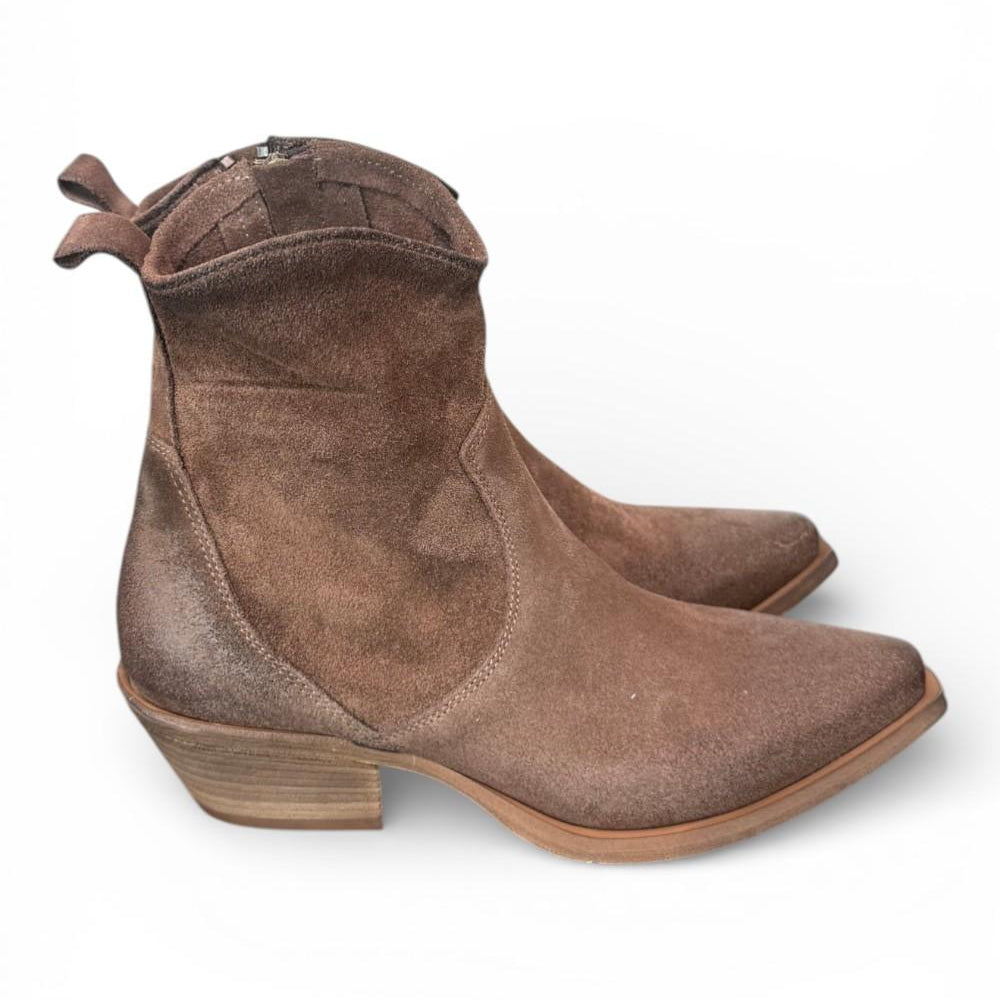 Stivaletto texano suede mustang Metisse<BR/> 