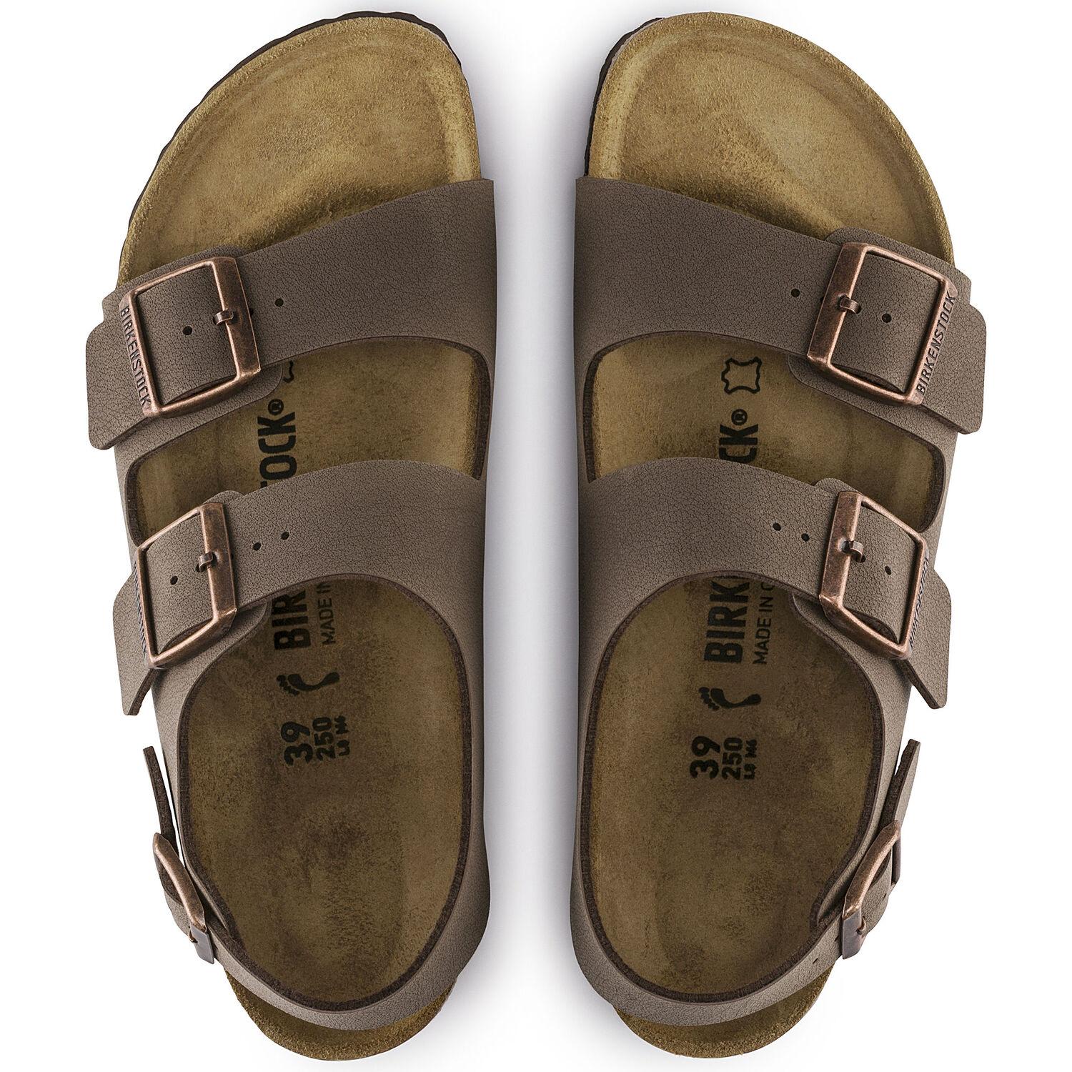Sandalo Milano Birko Flor Mocca uomo Birkenstock 634503 