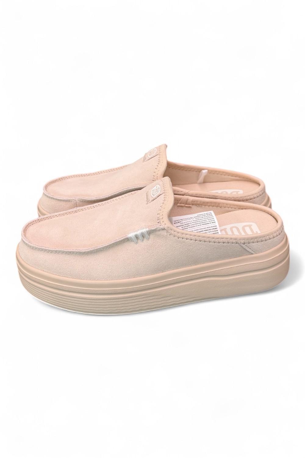 Sabot Hey Dude Austin Lift suede blush 