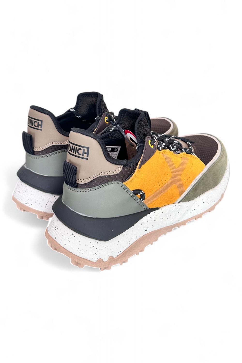 Sneaker uomo Doro verde nero giallo munich 