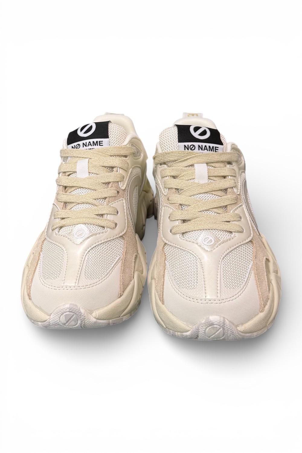 Sneaker No Name Krazee runner bianca beige<BR/> 