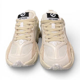 Sneaker No Name Krazee runner bianca beige<BR/> 