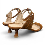 Sandalo cintino T borchie suede cuoio Isabelle Paris 