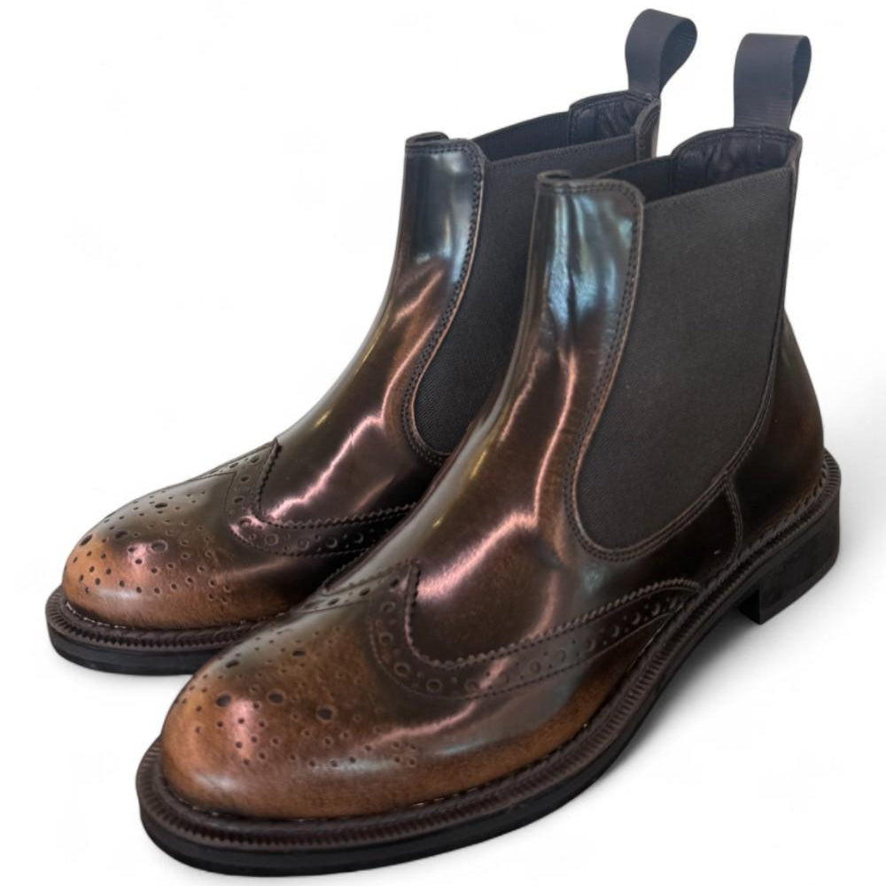 Stivaletto beatles imperiale brush tortora Frau<BR/> 