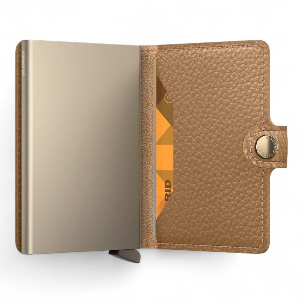 Miniwallet vintage Secrid MPE cappuccino 