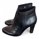 Stivaletto zip T80 pelle nera Elisa Lanci<BR/> 