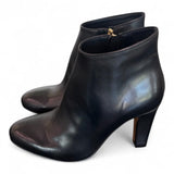 Stivaletto zip T80 pelle nera Elisa Lanci<BR/> 
