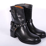 Stivaletto biker nero Emanuel Vee 