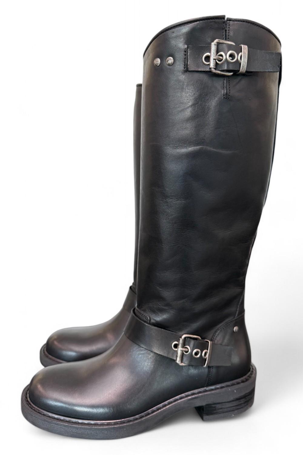 Stivale biker nero Metisse <BR/> 