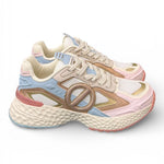 Sneaker donna No Name Carter 2.0 white pink sky gold 