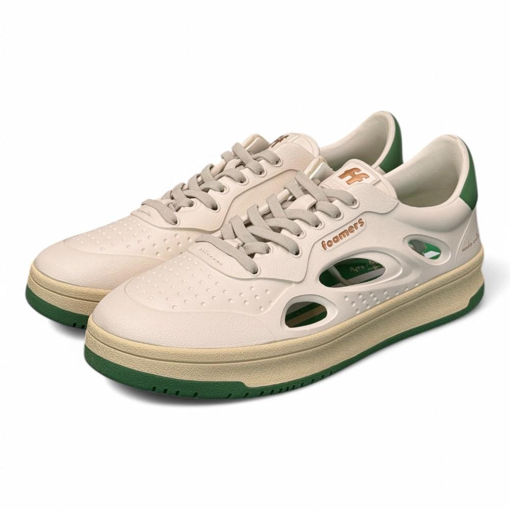 Sneaker Foamers Eva bianco verde <BR/> 