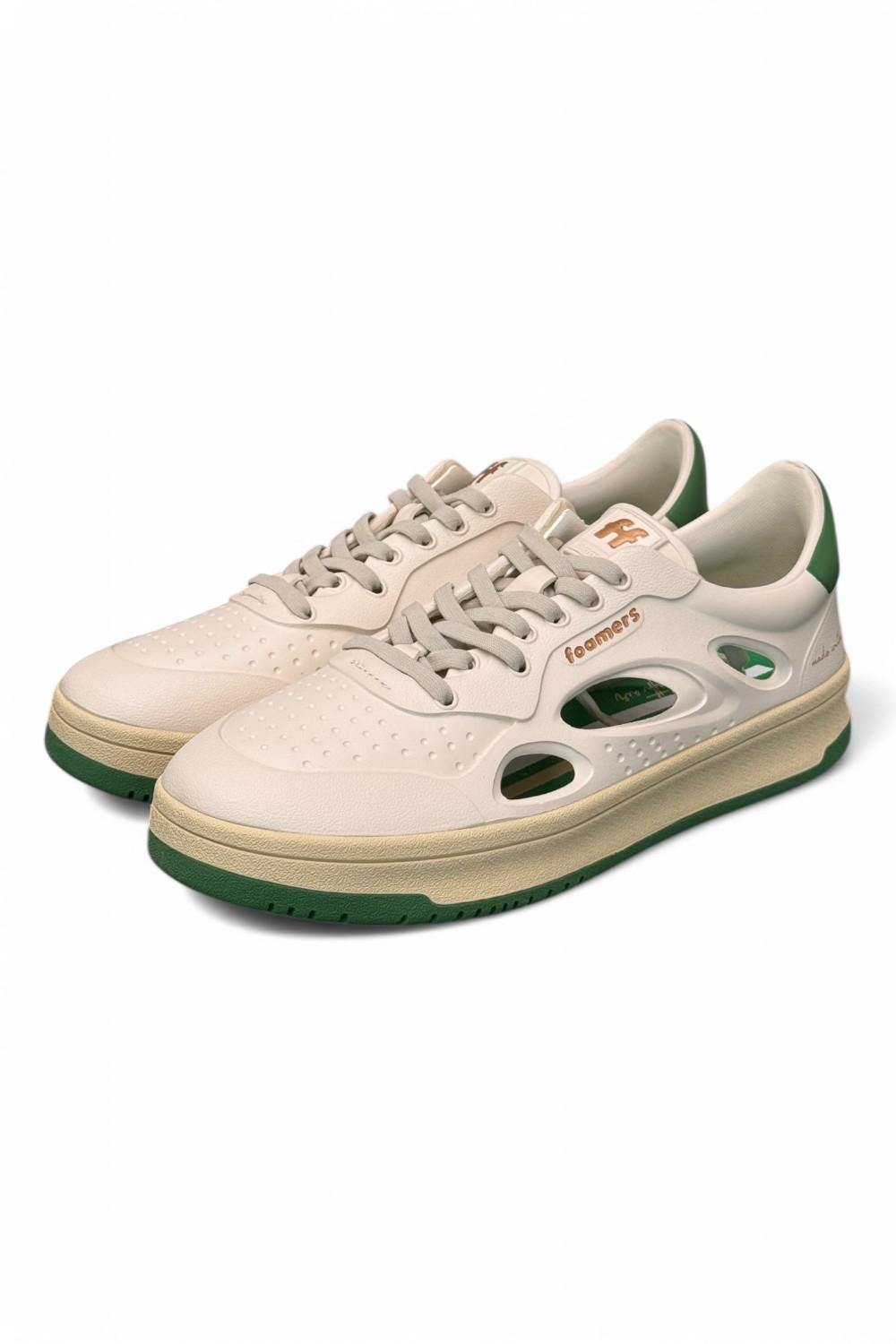 Sneaker Foamers Eva bianco verde <BR/> 