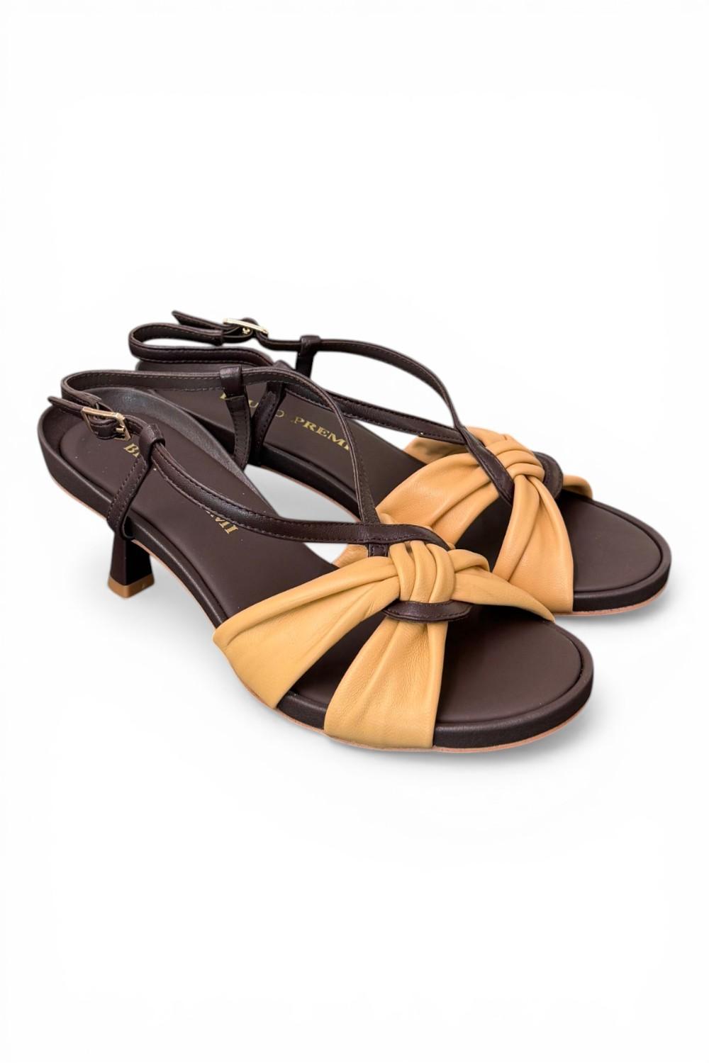 Sandalo nodo camel marrone Bruno Premi 