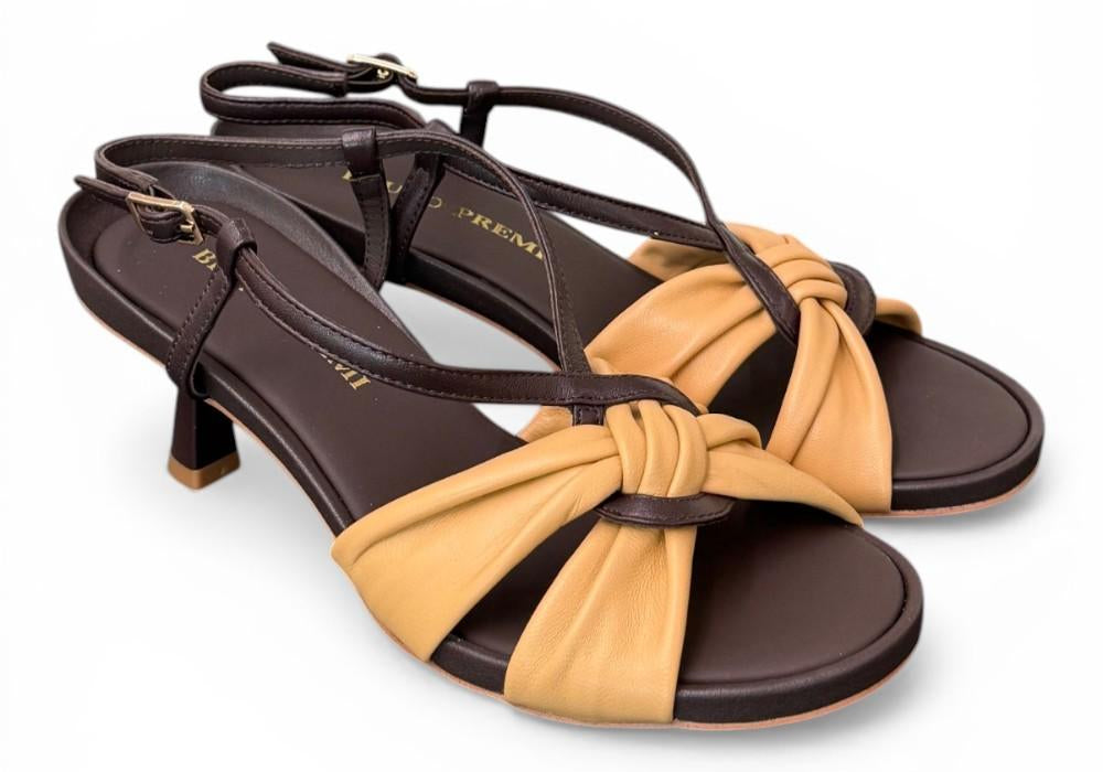 Sandalo nodo camel marrone Bruno Premi 