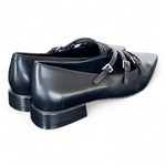 Ballerina cintini pelle nera Bruno Premi 