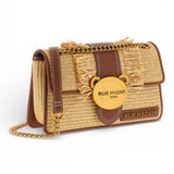 Baguette Teddy IT Straw beige brown rafia Rue Madam 