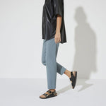 Sandalo Milano Big Buckle shine black Birkenstock 1024211 