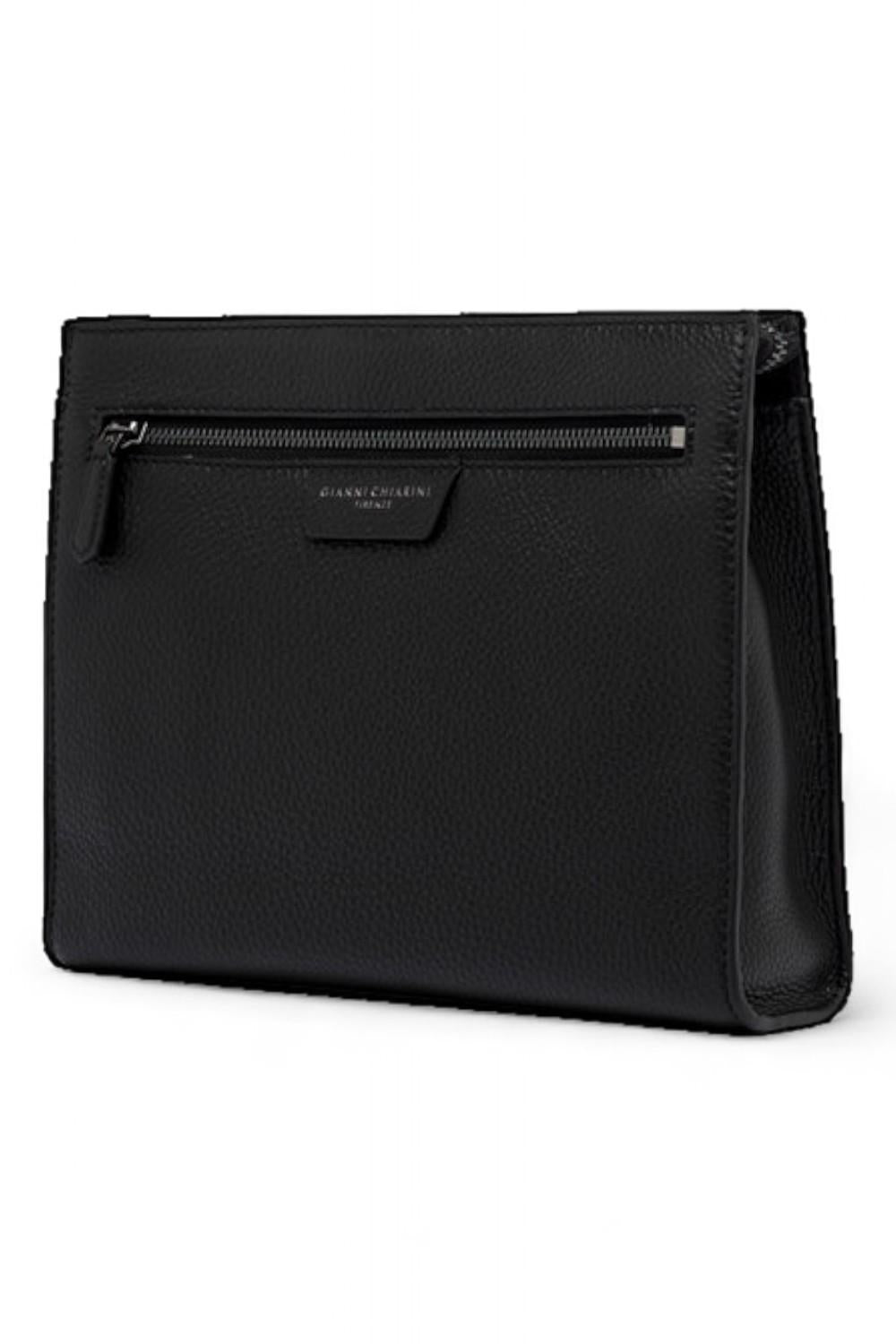 Pochette uomo donna pelle nera Gianni Chiarini 