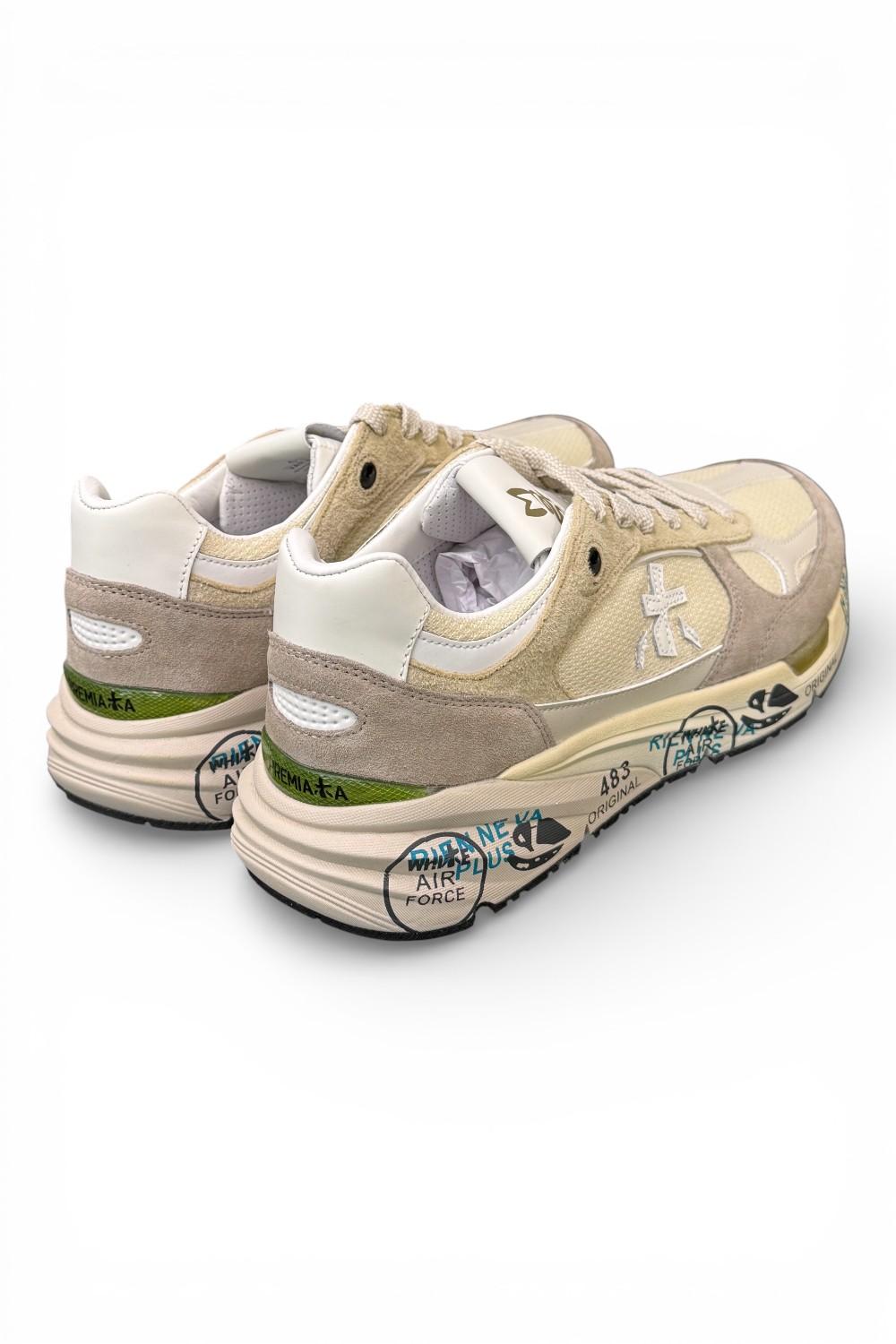 Sneaker uomo Mase 8018 Premiata beige grigio 