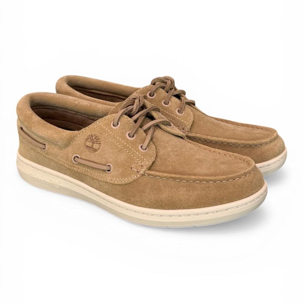 Scarpa da Barca Portofino Pier da Uomo suede beige 