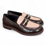 Mocassino abrasivato marrone crema Anima 