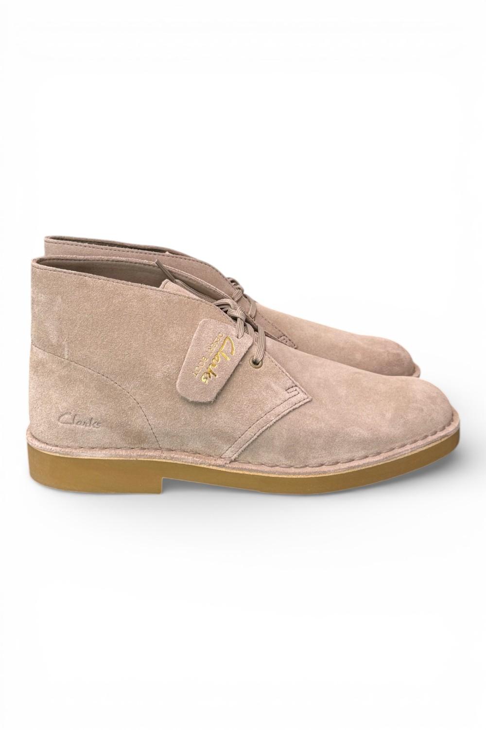 Scarpa uomo Desert Boot Evo beige Clarks<BR/> 