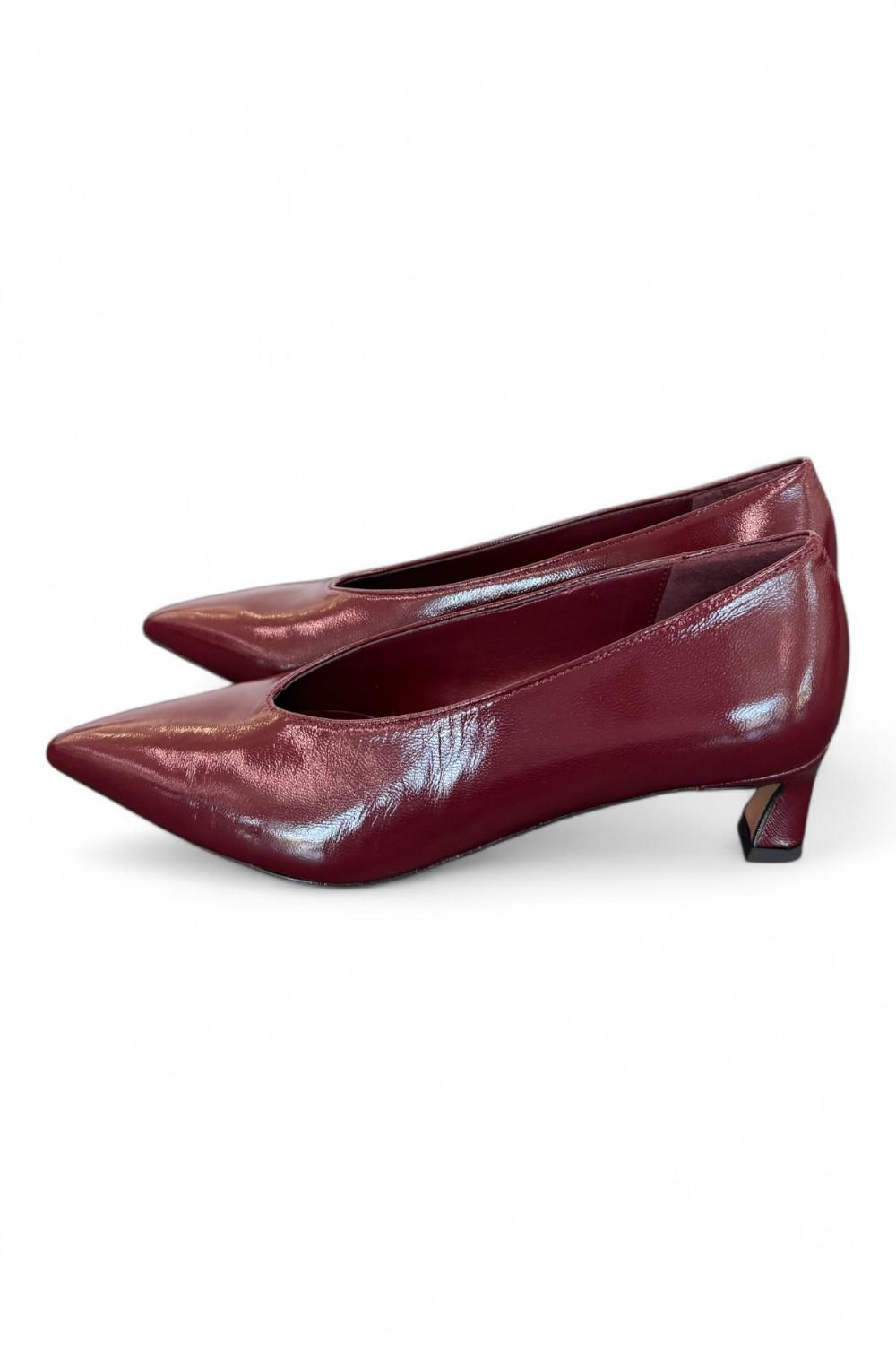 Decolté in naplak bordeaux Bianca Di<BR/> 