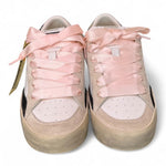 Sneaker donna  De Luxe bianca beige Crime London 
