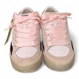 Sneaker donna  De Luxe bianca beige Crime London 